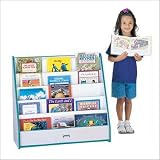 Jonti-Craft 3514JCWW007 FLUSHBACK PICK-a-BOOK STAND - 1 SIDED - YELLOW