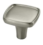 Amerock Porter Knob 1-1/8-Inch Square, Satin Nickel, BP27006-G10