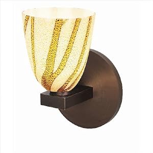Safari Wall Sconce Finish: Bronze, Glass Color: Lava by Access Lighting