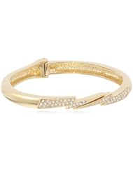 CC Skye Mini Lightening Bolt Hinge Bangle Bracelet, 6.75"