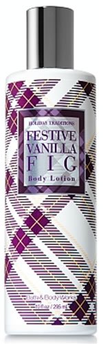 Bath & Body Works Holiday Traditions Festive Vanilla Fig Body Lotion 10 fl oz (295 ml)