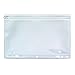 ADVANTUS Zip-All Pocket for Ring Binders, 6 x 9.5 Inches, Frosted, See-Through (ANG51)