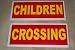 CHILDREN CROSSING ice cream truck warning stickers