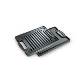 Emerilware Cast Iron Matte Enamel Single Burner Reversible Grill Griddle by Emerilware