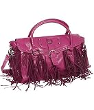 Oversized Fringed Frill Crossbody Satchel