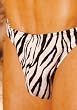 Zebra Thong (Zebra;Men's One Size)
