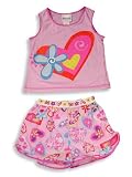 Dream Apparel - Girls Shorty Tank Pajamas, Pink