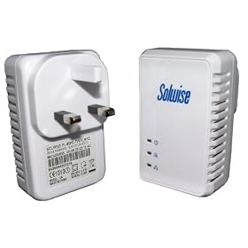 Solwise 85Mbps Homeplug Adapter - Twin Pack