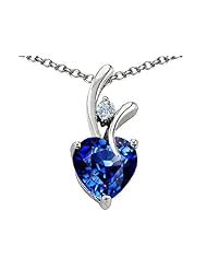 Original Star K (tm) Heart Shape 8mm Love Pendant