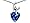 Original Star K(tm) Heart Shaped 8mm Created Sapphire Pendant in .925 Sterling Silver