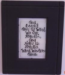 Small Framed Verse - God Verse