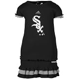 MLB adidas Chicago White Sox Toddler Girls Top & Skirt Set - Black (3T)