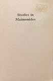 Studies in Maimonides