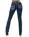 Apple Bottoms Boot Leg Jean Dark Blue 15/16