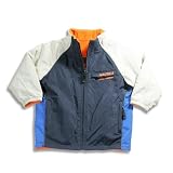 Nautica - Toddler Boys Reversible Windbreaker Jacket, Navy, Khaki, Royal (Size 4T)