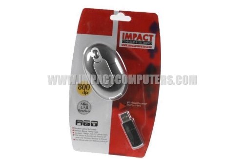 IMP-132537 Wireless (USB receiver) Mini Mouse Impact Computers for Laptops