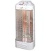 Comfort Zone CZQTV8 Fan Forced Quartz Heater with Beveled Top