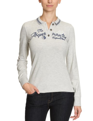 ARQUEONAUTAS Damen Poloshirt 815153, Gr. 40/42 (M), Silber (silver mel. 5116) Preisvergleich