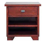 Modus Furniture Canyon One Drawer Nightstand, Saddlebrown