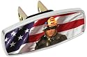 Heininger Automotive 4230 HitchMate Premier Series Hitch Cap Flag and Fireman