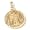 14K Gold 20 Franc Coin Lucky Angel Pendant