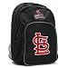 Saint St Louis Cardinals MLB Baseball Black Backpack Back Pack