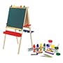Melissa and Doug Deluxe Standing Easel & Companion Supply Set Bundle