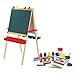 Melissa & Doug Deluxe Standing Easel & Companion Supply Set Bundle