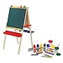 Melissa and Doug Deluxe Standing Easel & Companion Supply Set Bundle