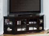 Espresso Finish Corner TV Stand - Coaster 700658