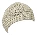 Wrapables Hand Knit Floral Headband