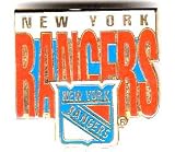 New York Rangers Pumped Up Hooded Sweatshirt - Medium