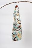 Peanut Shell Boho Chic Nursing Cover, Blue/Brown