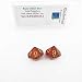 Ruby Glitter Colored Dice with Gold Colored Numbers D10 Aprox 16mm (5/8in) Pack of 2 Wondertrail