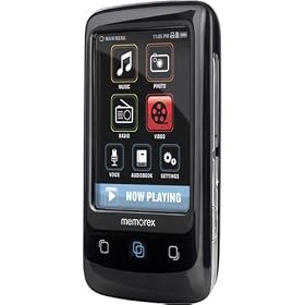 Memorex TouchMP MMP9490 - Digital AV player - flash 8 GB - 2.8" - black