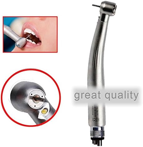 Teeth360 4 Holes Dental LED handpiece E generator LED Optic Turbine High Speed For NSK Style