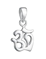 VINANI brand Germany 925 Sterling Silver Pendant OM Symbol shiny AZOM-EZ