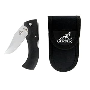 Gerber 06069 Folding Gator Knife - Clip Point, Fine - Box by 