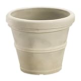 from Darnel Ltd Crescent Garden A263092 Brunello 12 Planter in Weathered Concrete Model A263092