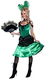 Smiffy’s Women’s Authentic Saloon Girl Dress, Green/Black, Medium Picture