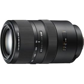 Lens Sony SAL70300G 70 300mm f 4.5 5.6 SSM ED G Series Compact Super Telephoto Zoom Lens SAL 70300G