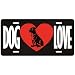 New  Love Cane Corso  License Plate Dog