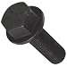 Grade 8 Phosphate & Oil Finished Steel Flange Screw, Hex Drive, 1/2" - 20, 1-3/4" Length, Partially Threaded (Pack of 10)