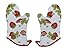 Now Designs Basic Oven Mitts, Strawberries, Set of 2