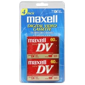 Maxell DVM-60SE/4 MINIDV VIDEOCASSETTE - 4 PACK