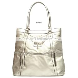 In Style Designer Tote/Handbag - Pewter