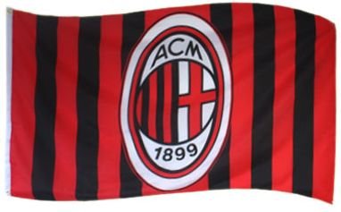 AC Milan Official 5ft x 3ft SERIE A Flag