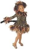 Child's Leopard Cat Dress Costume (Size:Md 6-8)