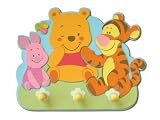 Dinico 0035830030 - Baby Winnie Pooh, 3er Kleiderhakenleiste