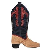 Velvet Cowboy Boot Christmas Stocking